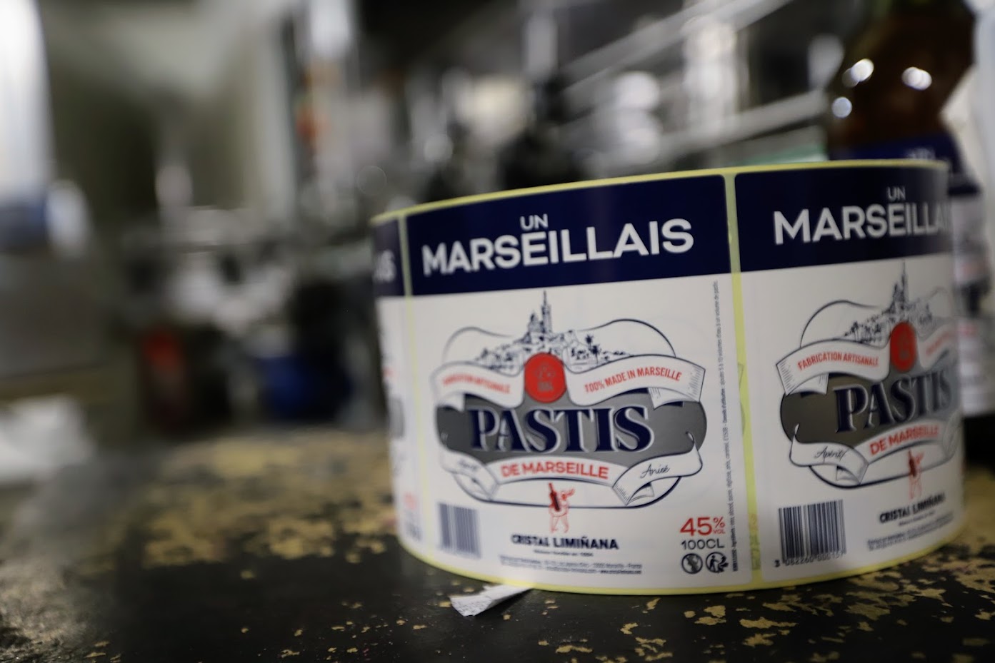 etiquette pastis un marseillais